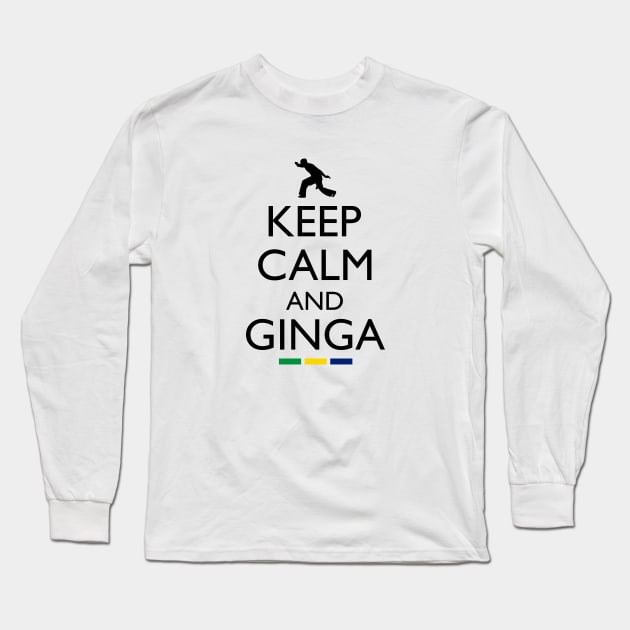 Keep Calm And Ginga Long Sleeve T-Shirt by anjokaba89